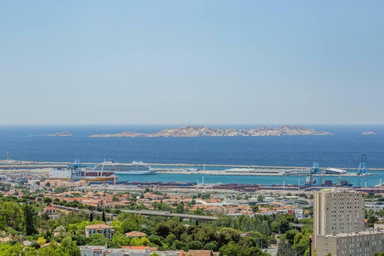 Appartement Cosy Verduron Vue Mer Panoramique Марсель Экстерьер фото